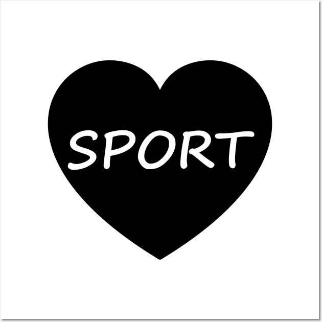 Sport Heart Wall Art by gulden